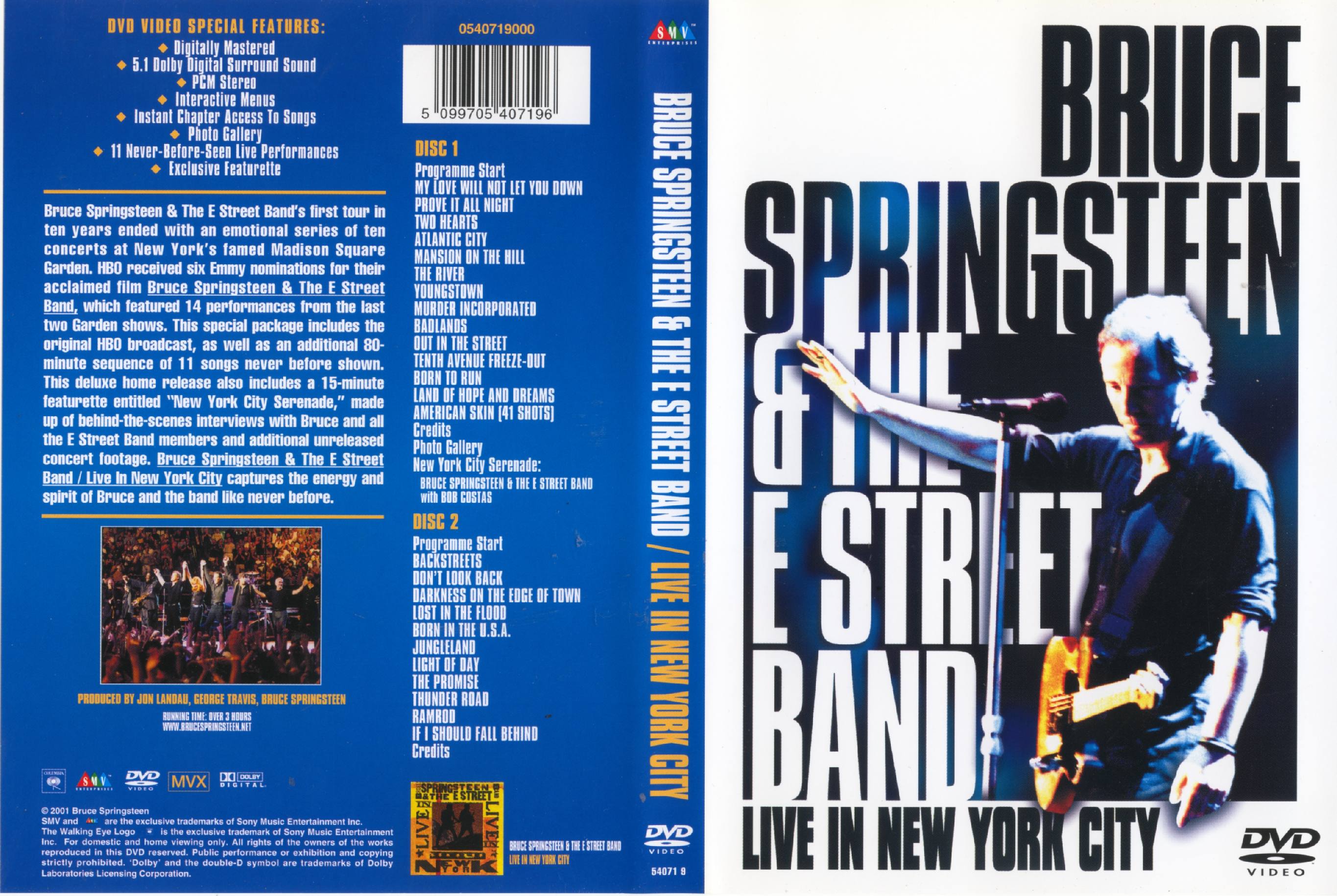 Bruce Springsteen   The E Street Band  Live in New York City